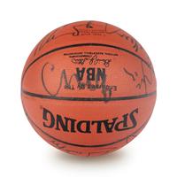 A 1996-97 Chicago Bulls NBA Champions Team Signed Autograph Basketball (Bulls Letter and Beckett Authentication Services Letter BAS Certified),