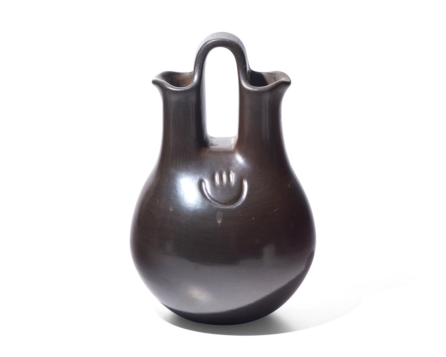 Blackware Pottery Wedding Vase July 1992