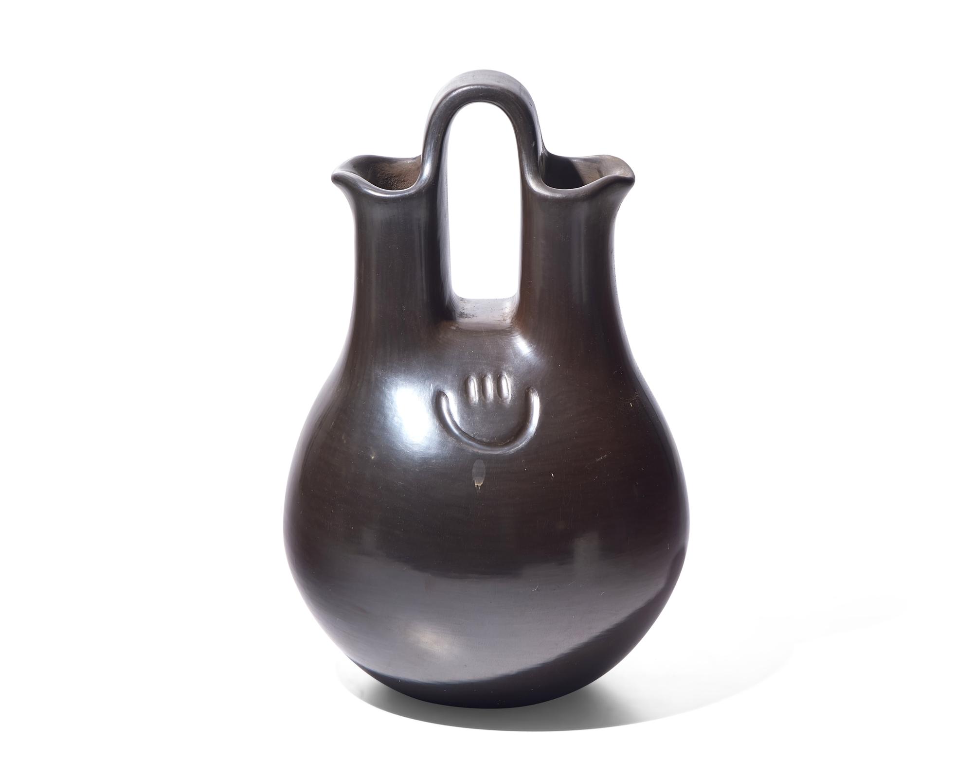 Blackware Pottery Wedding Vase July 1992