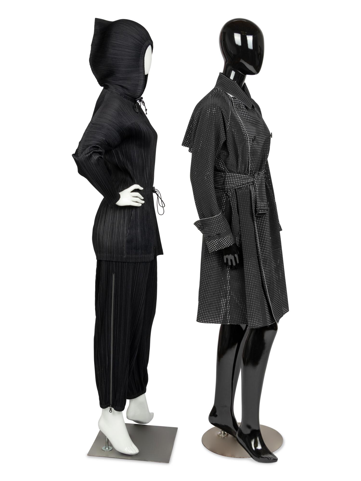 Issey Miyake Ensemble and Coat, 1990s