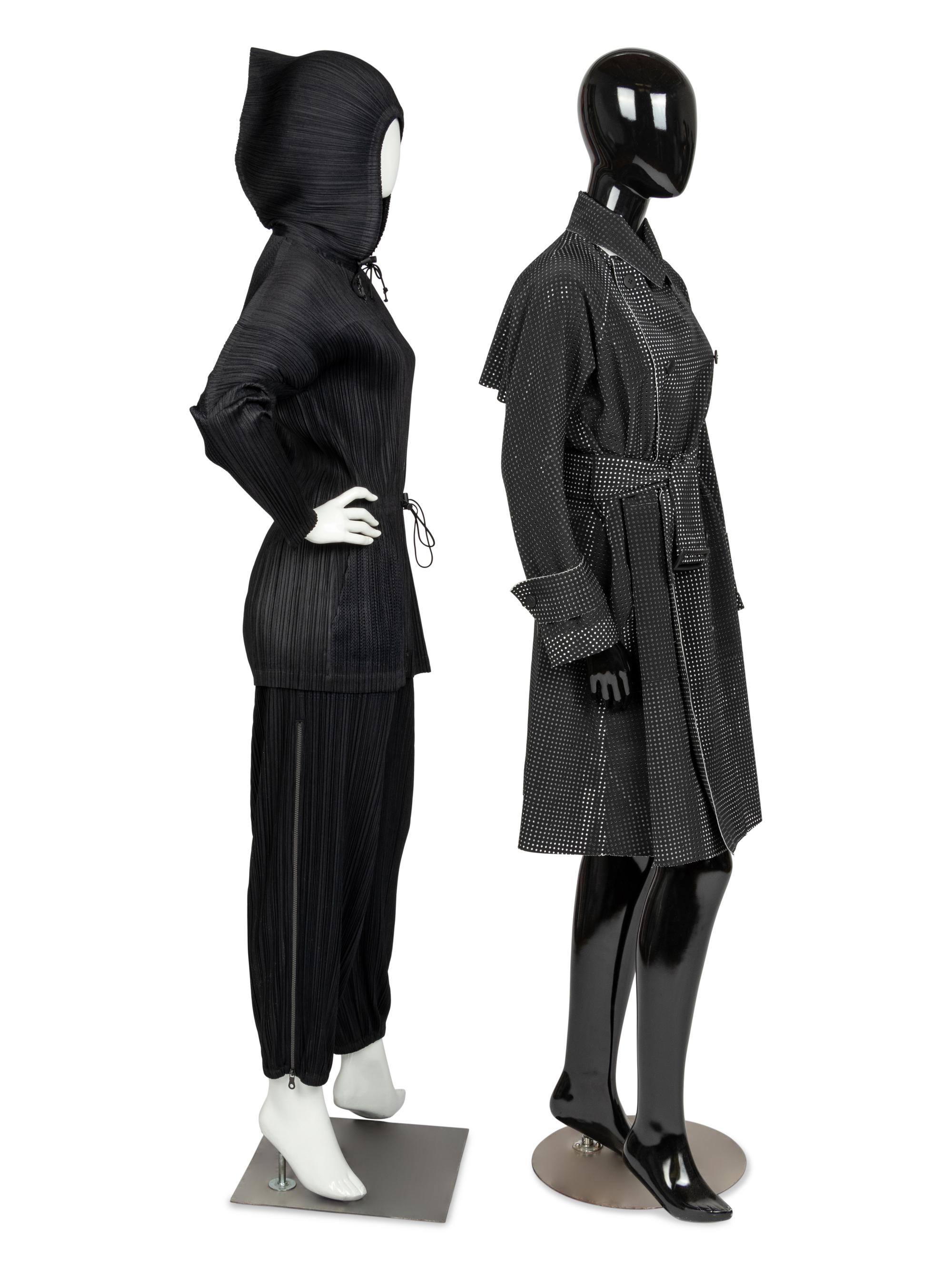Issey Miyake Ensemble and Coat, 1990s