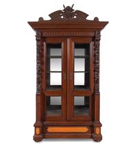 A Black Forest Style Carved Oak Cabinet