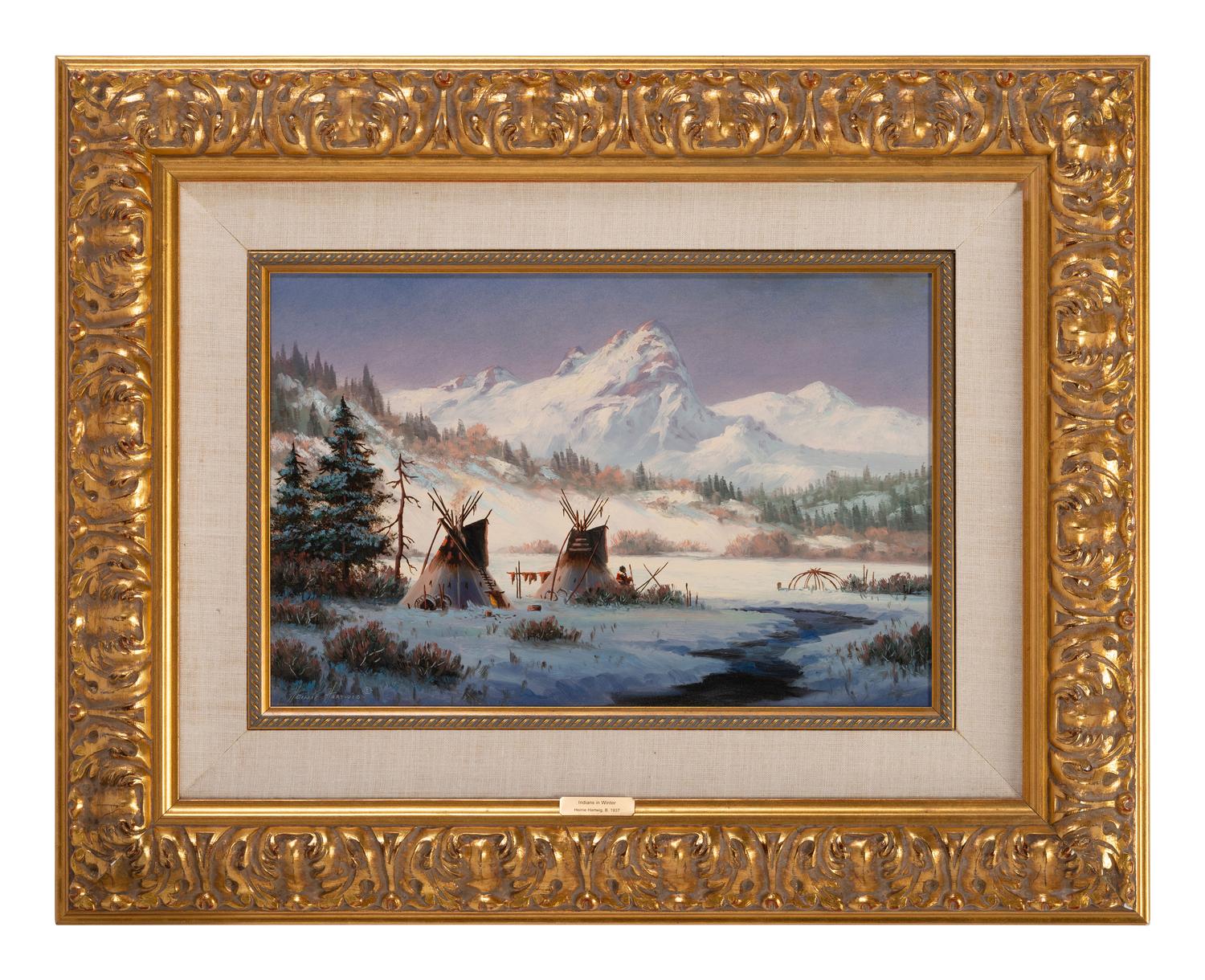 Winter in the Tetons Mountains