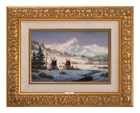Winter in the Tetons Mountains