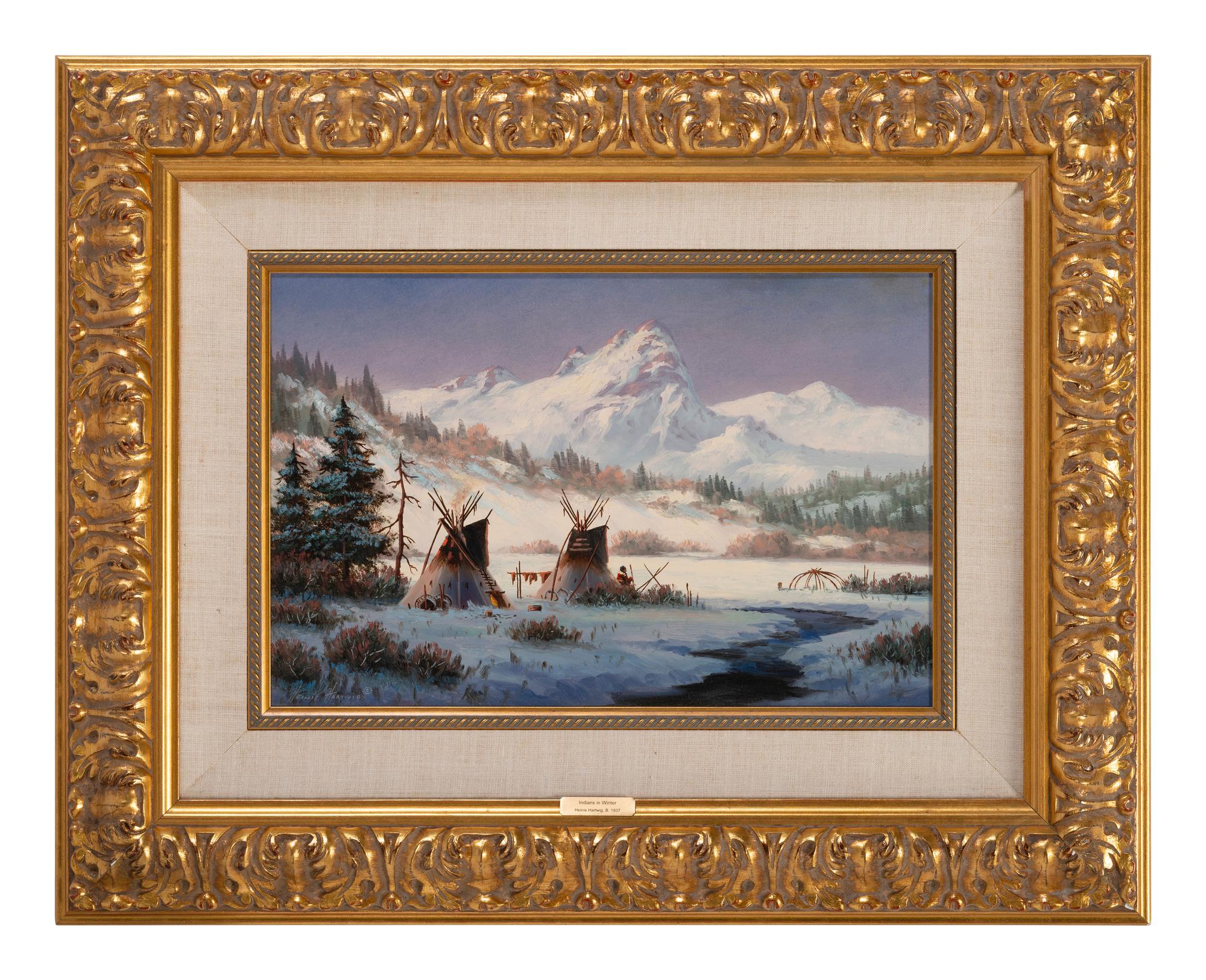 Winter in the Tetons Mountains