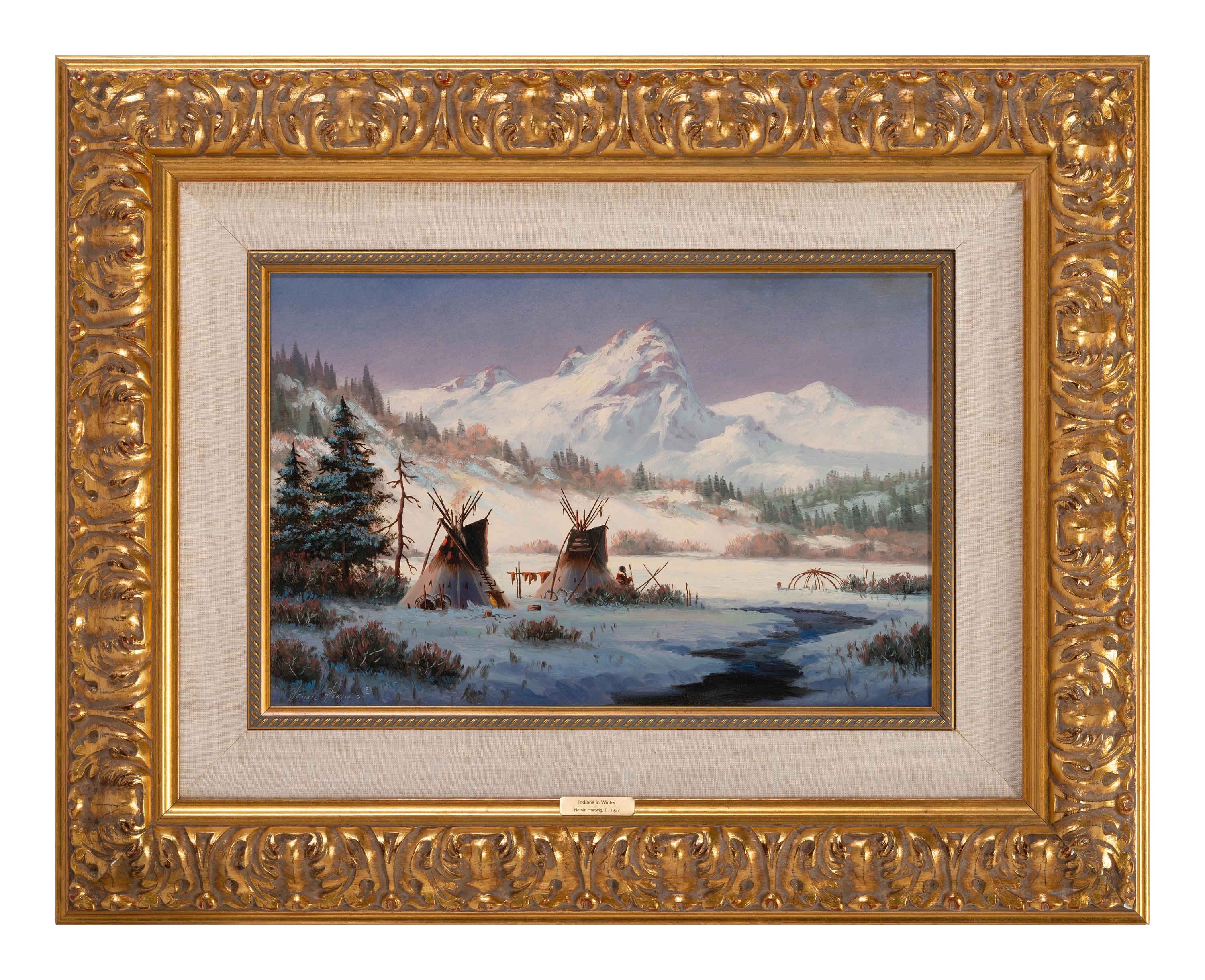 Winter in the Tetons Mountains