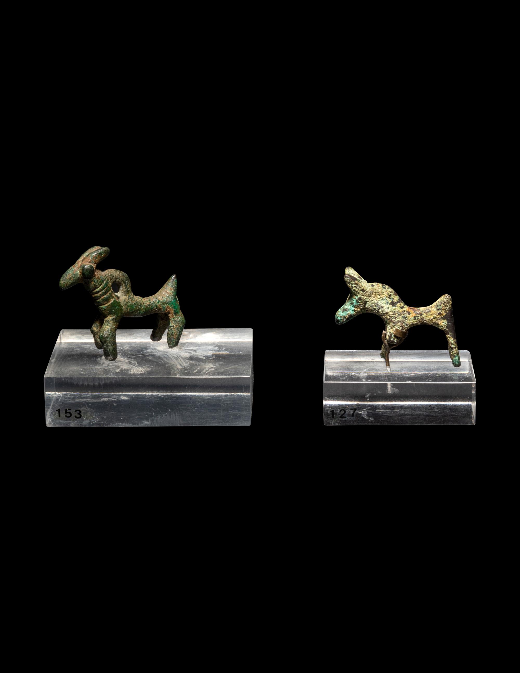 Two Luristan or Bronze Age Quadrupeds