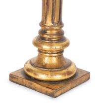 An Italian Neoclassical Giltwood Column Lamp
