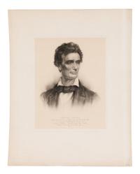 Charles Alfred Barry (American, 1830-1892) Abraham Lincoln: The Greek God, 1892 oil on canvas, framed