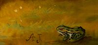 Horse and Jockey, with a Frog