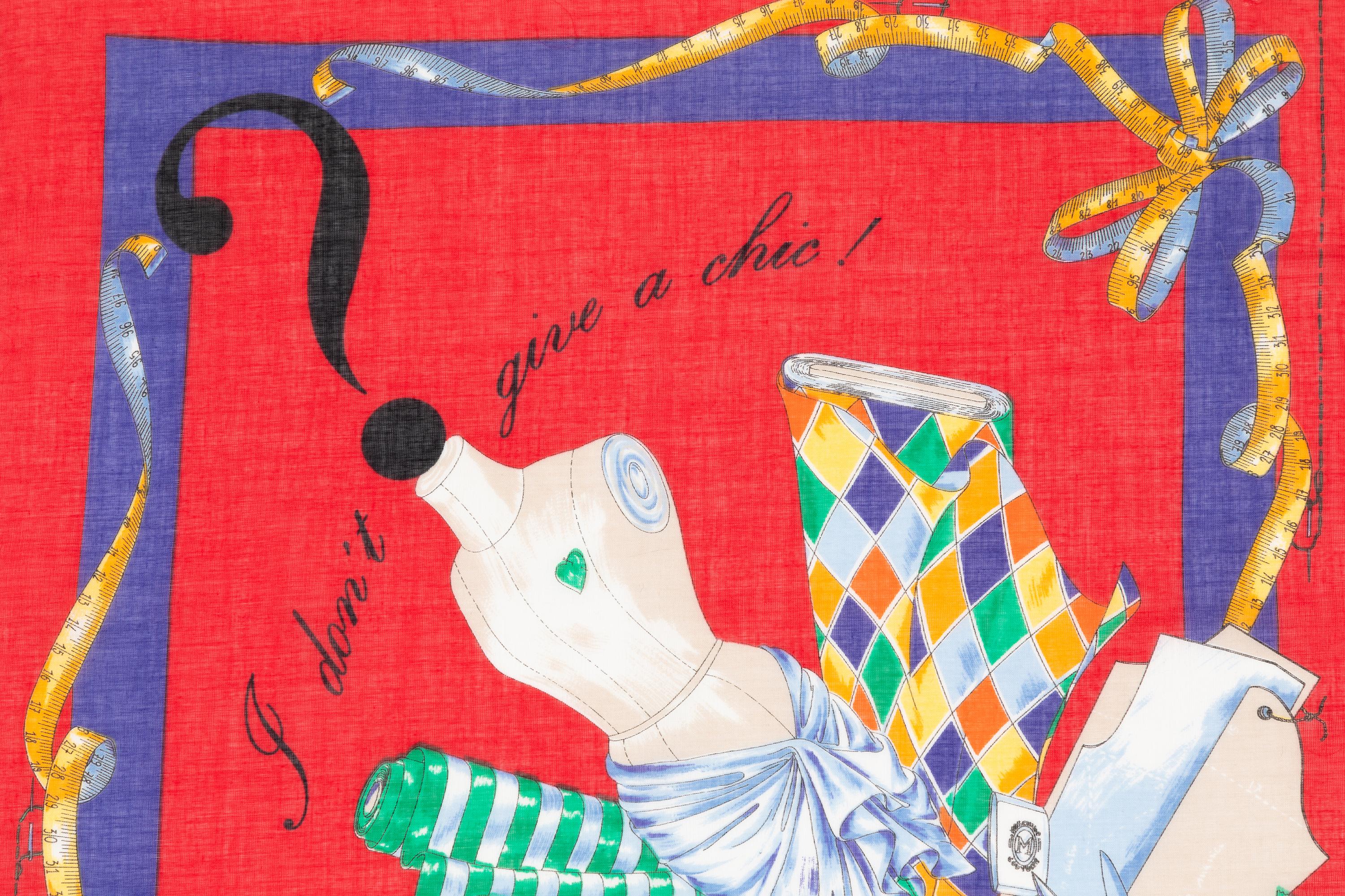 Moschino Handkerchief, 1980-90s