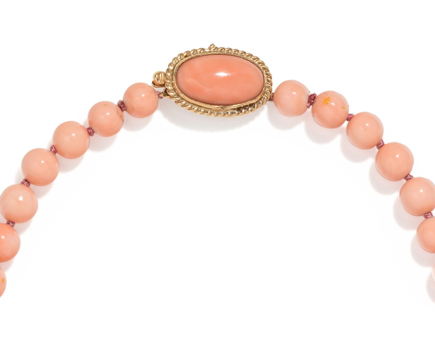 CORAL BEAD NECKLACE