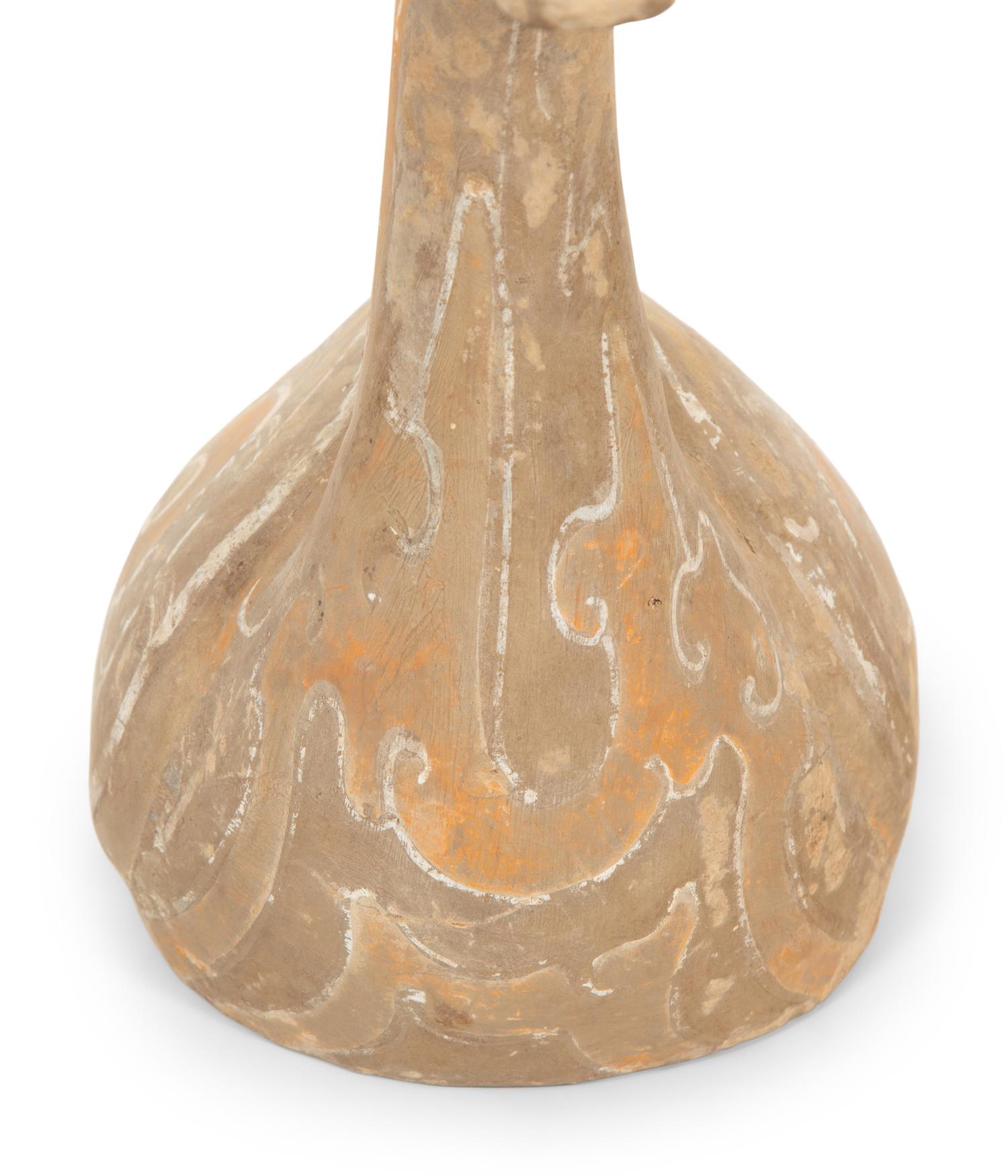 A Pair of Han Style Pottery Ducks