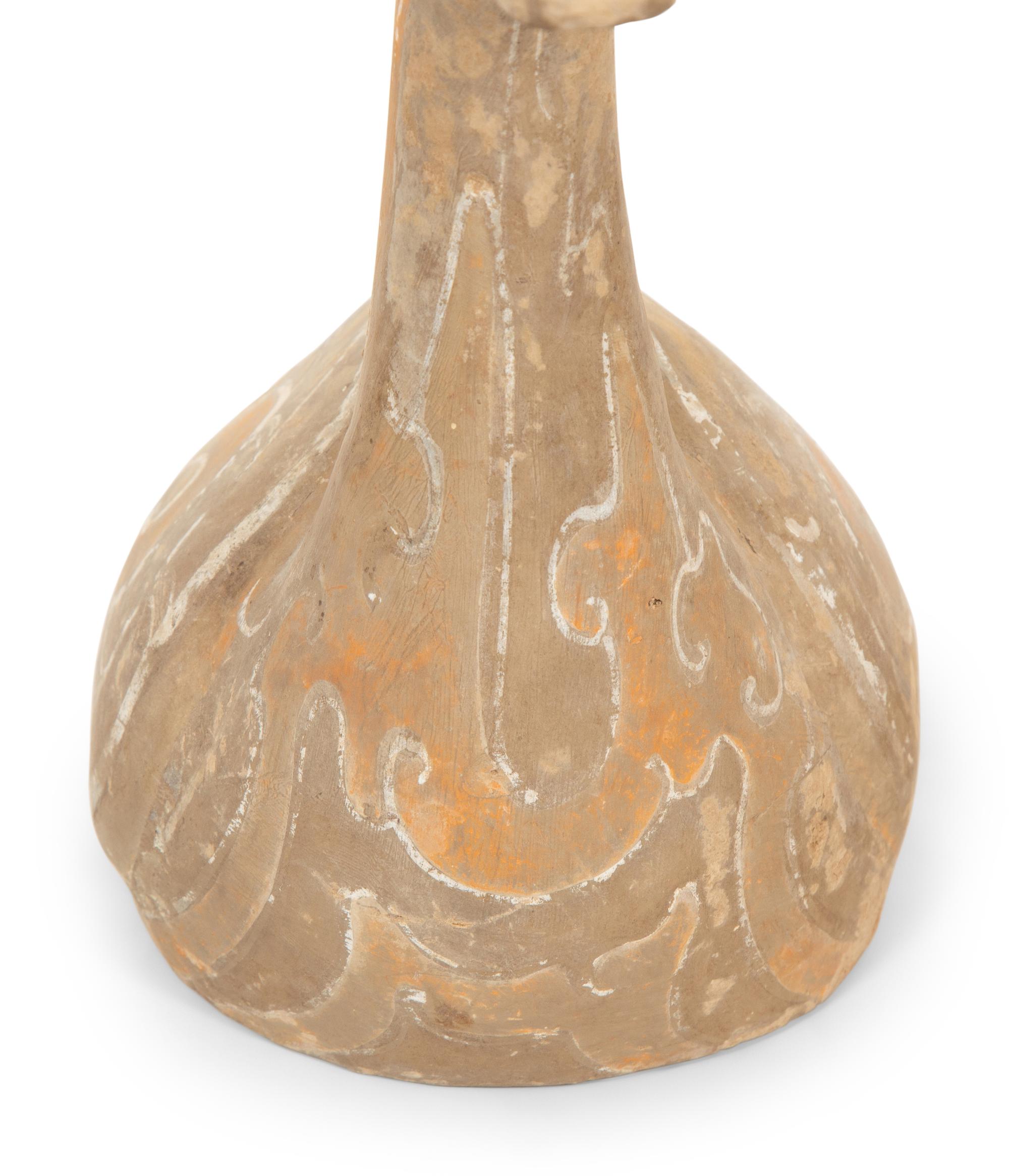 A Pair of Han Style Pottery Ducks