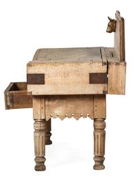 A French Provincial Butcher Block Table