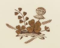 A Royal Copenhagen Golden Clover Porcelain Service for Twelve