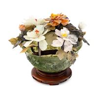 A Chinese Hardstone Model of a Flowering Plant