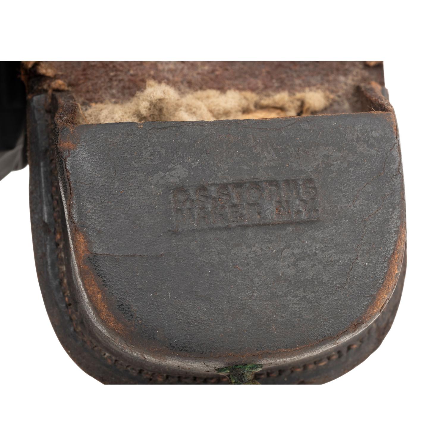 M.A. Baker Contract US Pattern of March 1864 Cartridge Box with Plate, Sling and Cap Pouch