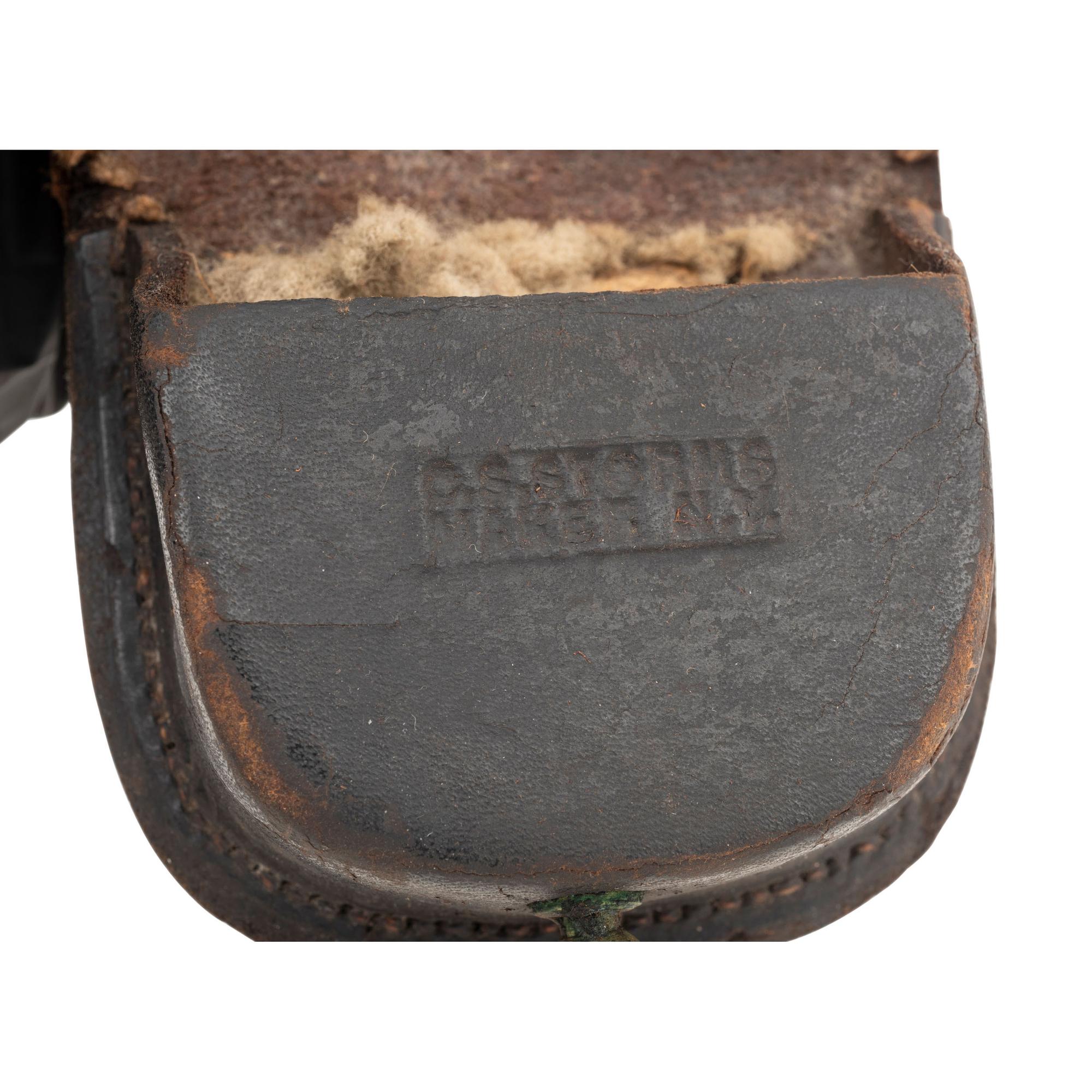 M.A. Baker Contract US Pattern of March 1864 Cartridge Box with Plate, Sling and Cap Pouch