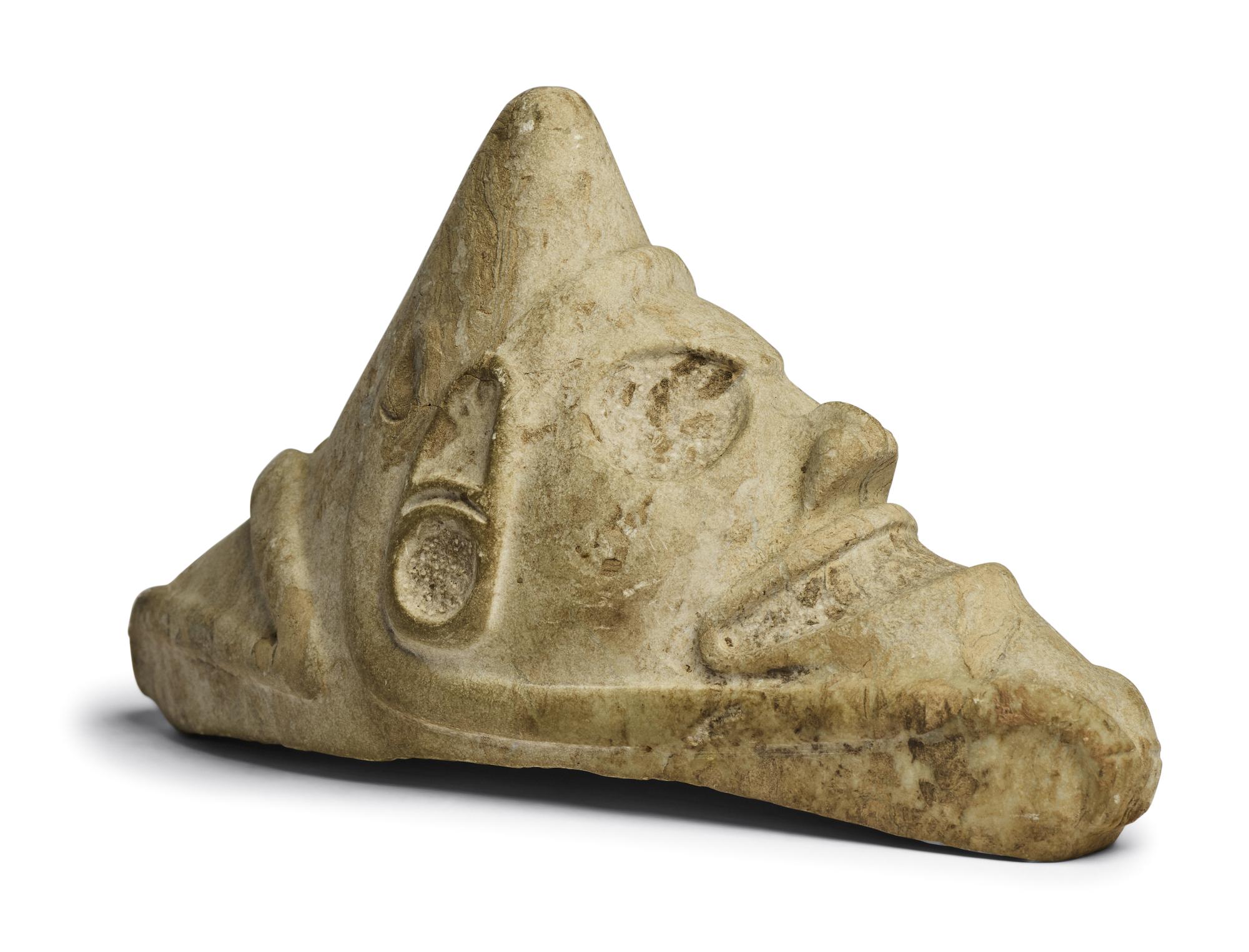 A Taino-Style Stone Trigonalito