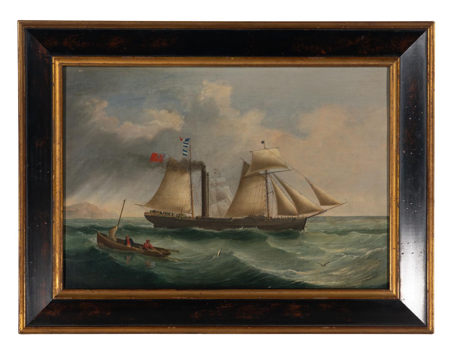 British Sail-Steam Brigantine Outward Bound