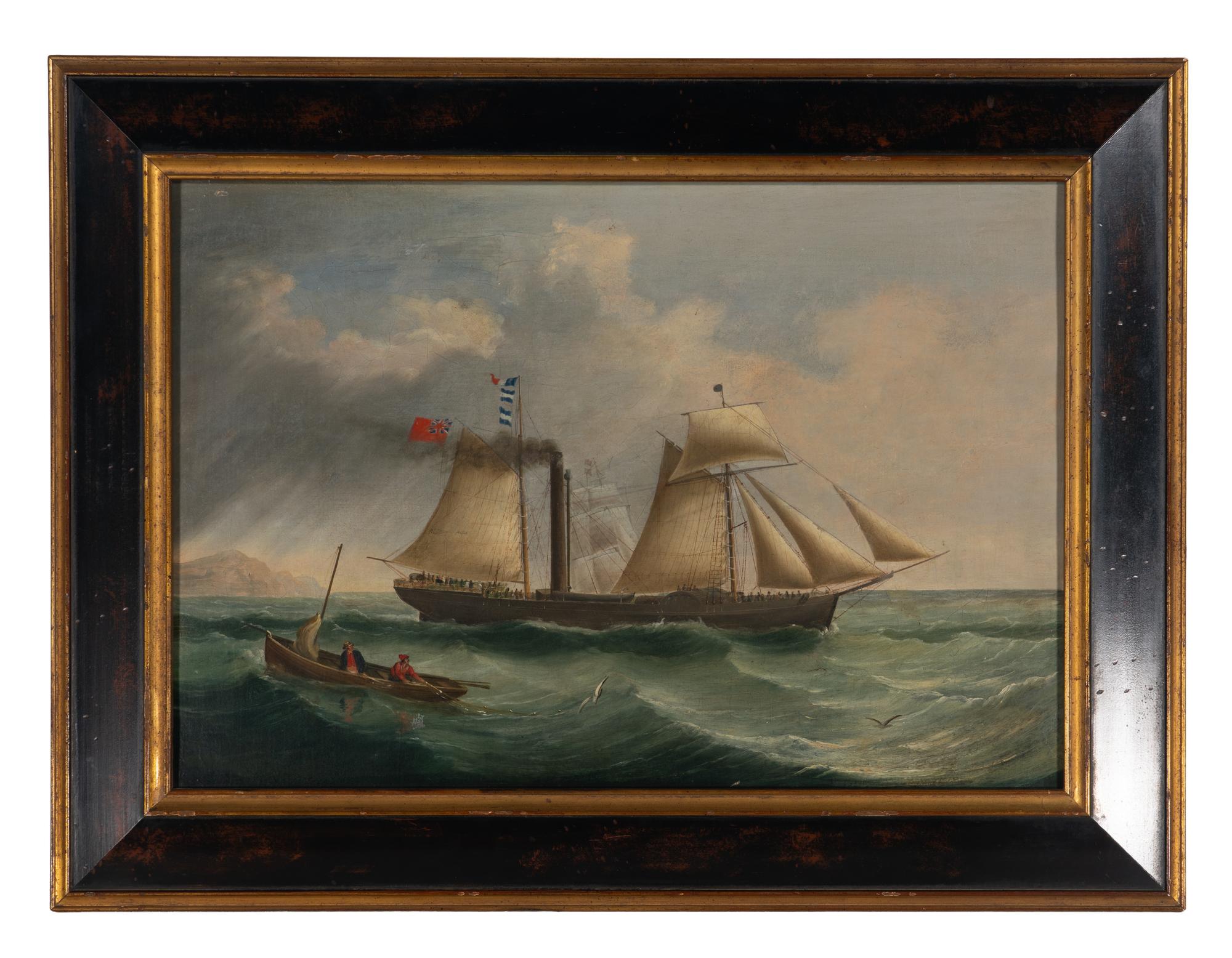 British Sail-Steam Brigantine Outward Bound
