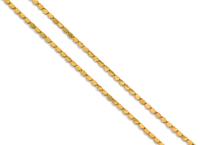 A High Carat Yellow Gold Chain Necklace, 18.9 dwts.