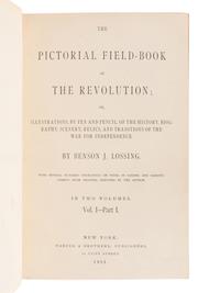 LOSSING, Benson John (1813-1891). The Pictorial Field-Book of the Revolution; or, Illustrations, by Pen and Pencil, of the History, Biography, Scenery, Relics and Traditions of the War for Independence . New York: Harper & Brothers, 1851-1852.