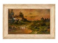 A Group of Seven Decorative Paintings