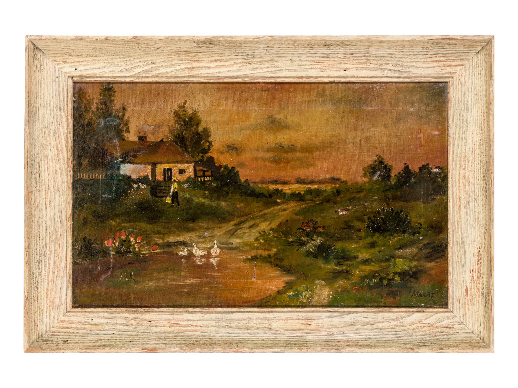 A Group of Seven Decorative Paintings