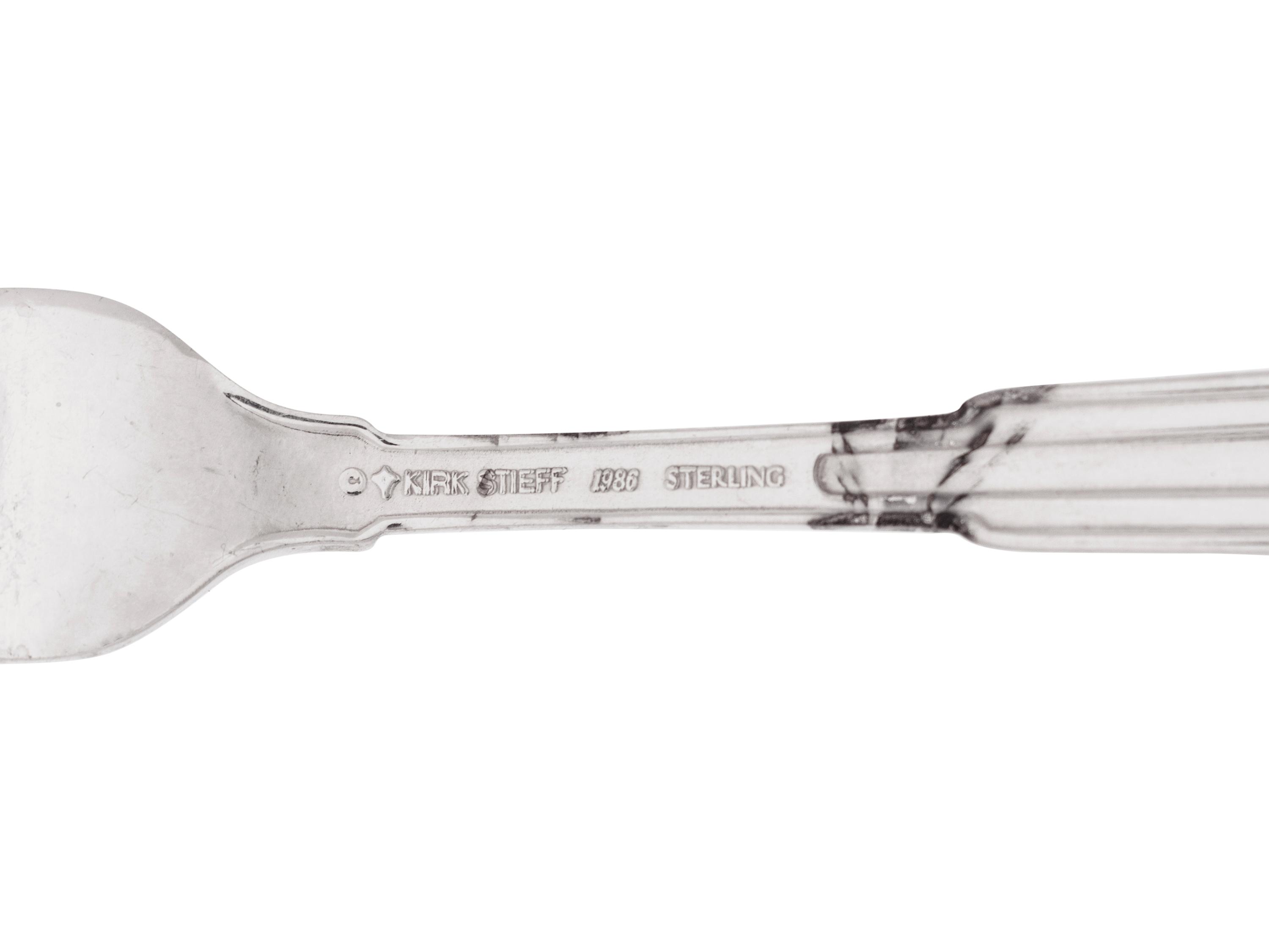 An American Silver Flatware Service