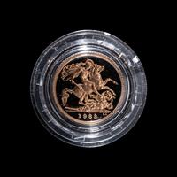 [GREAT BRITAIN] 1983 Gold Half-Sovereign Proof