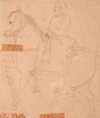 Four Indian Miniature Drawings