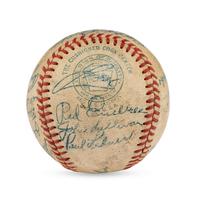 A 1948 St. Louis Browns Team Signed Autograph Baseball (Beckett Authentication Services Letter of Authenticity)