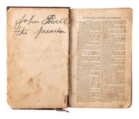 [CIVIL WAR]. A group of 8 items identified to Flavius J. Dewese, Company G, 118th Ohio Infantry, incl. the Bible he carried during the Civil War, post-war photographs and GAR button.