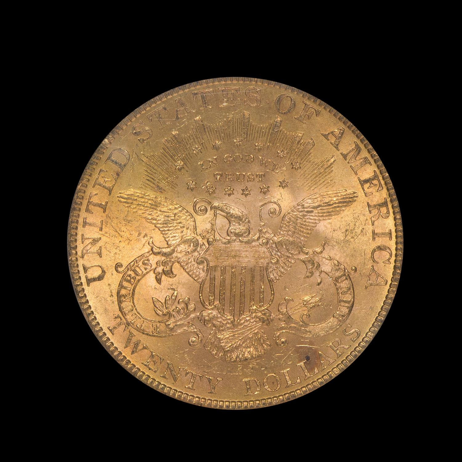 A United States 1890 Liberty Head $20 Gold Coin