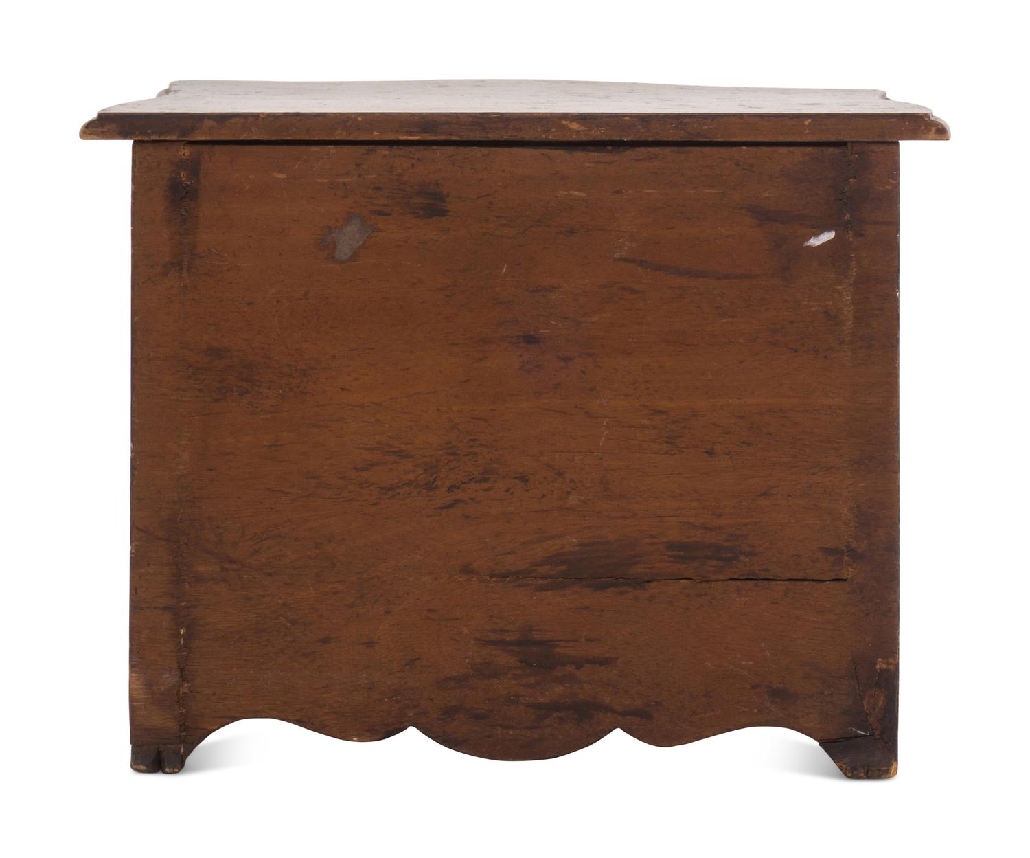 A Louis XV Style Walnut Diminutive Commode