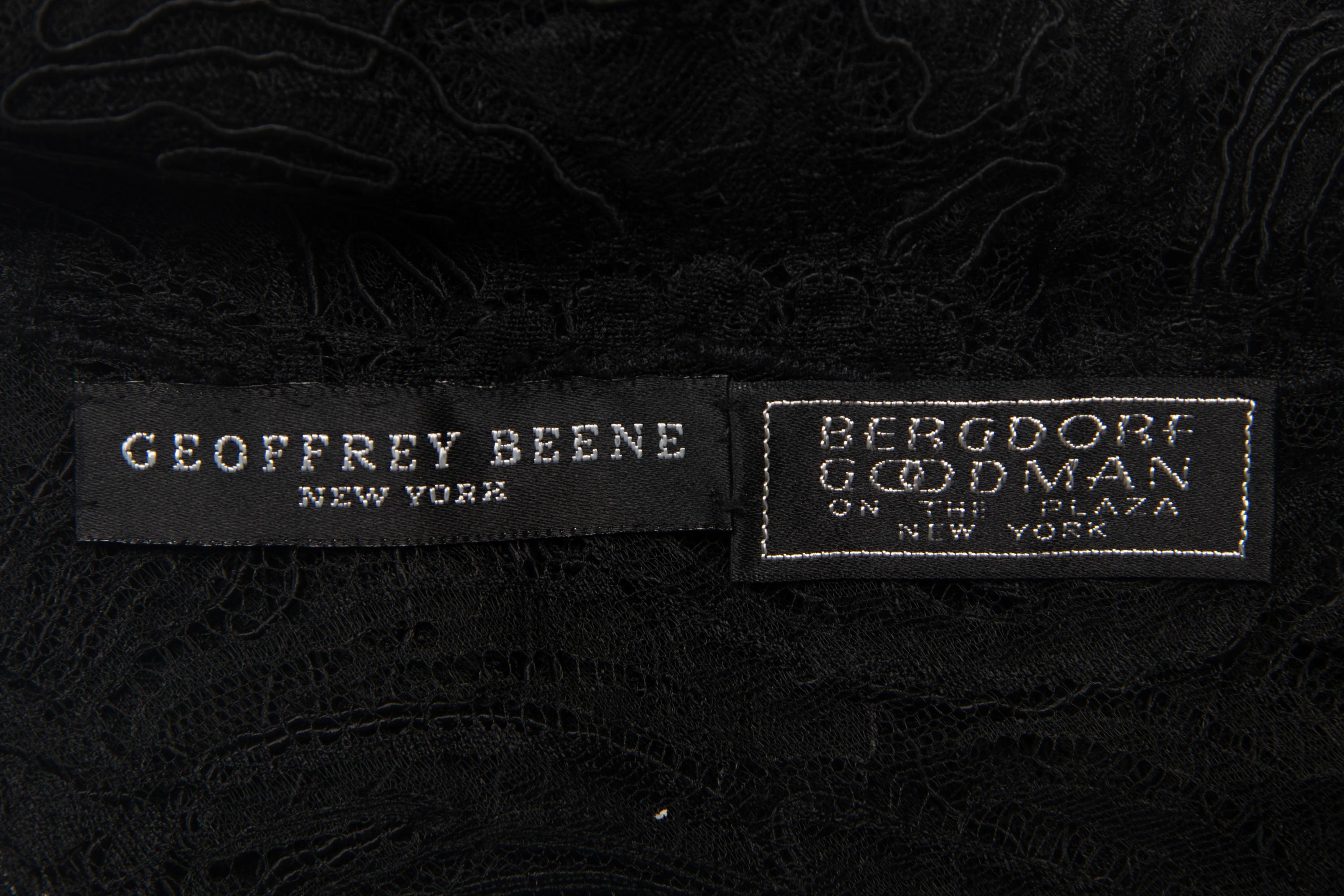 Geoffrey Beene Lace Cocktail Dress and Shawl