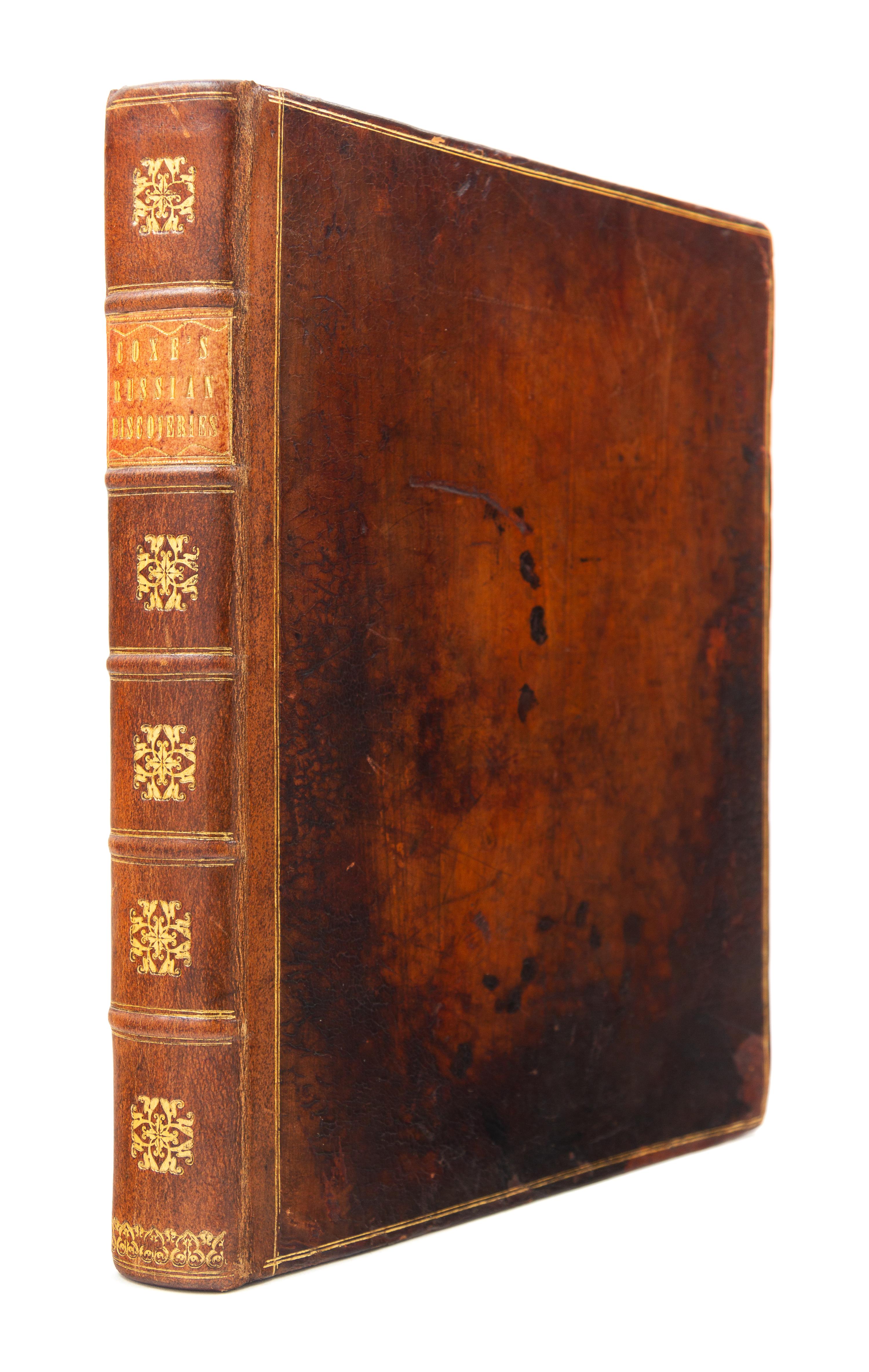 COXE, William (1747-1828). Account of the Russian Discoveries between Asia and America. London, 1780. FIRST EDITION.