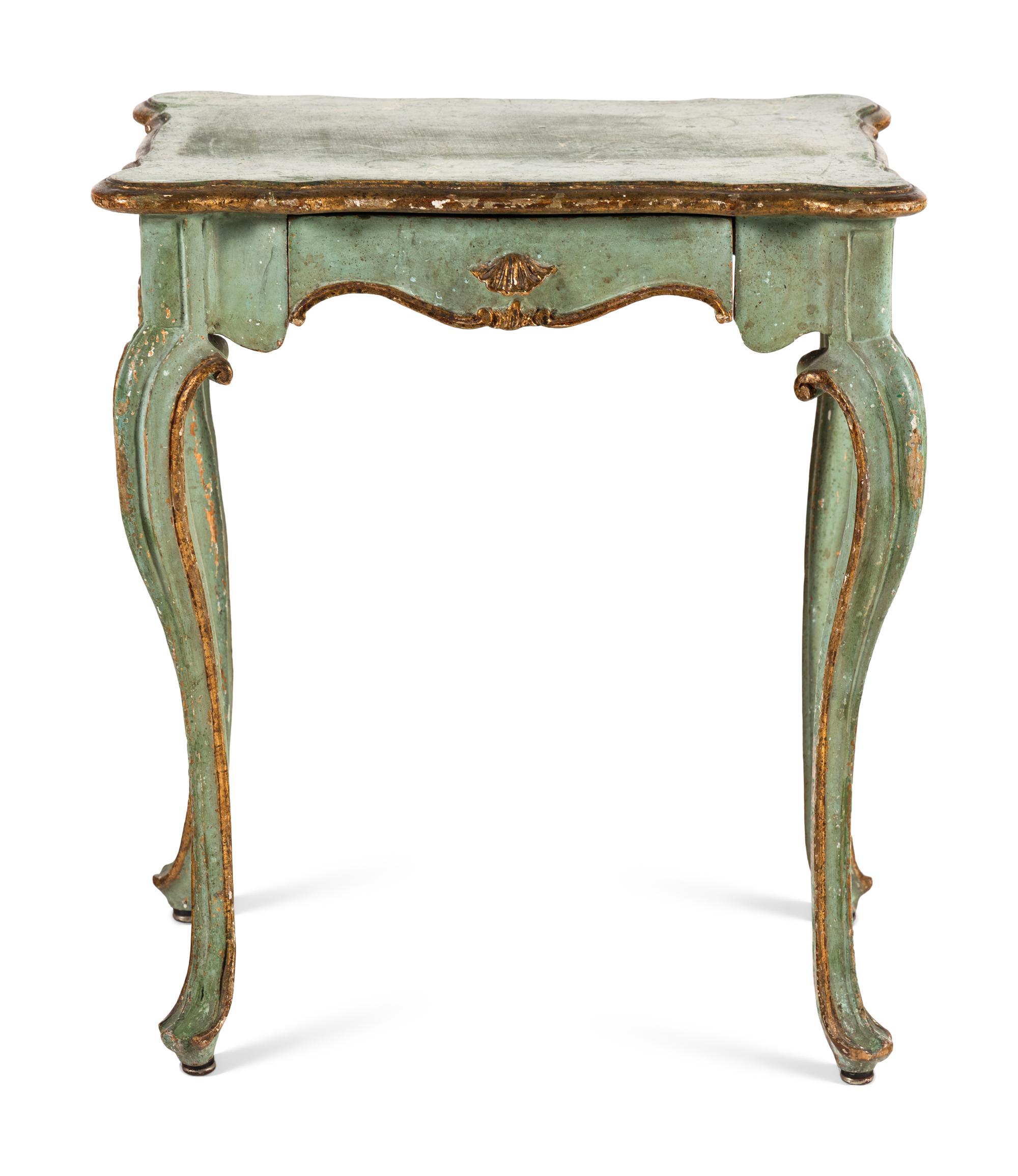 A Venetian Style Painted Side Table