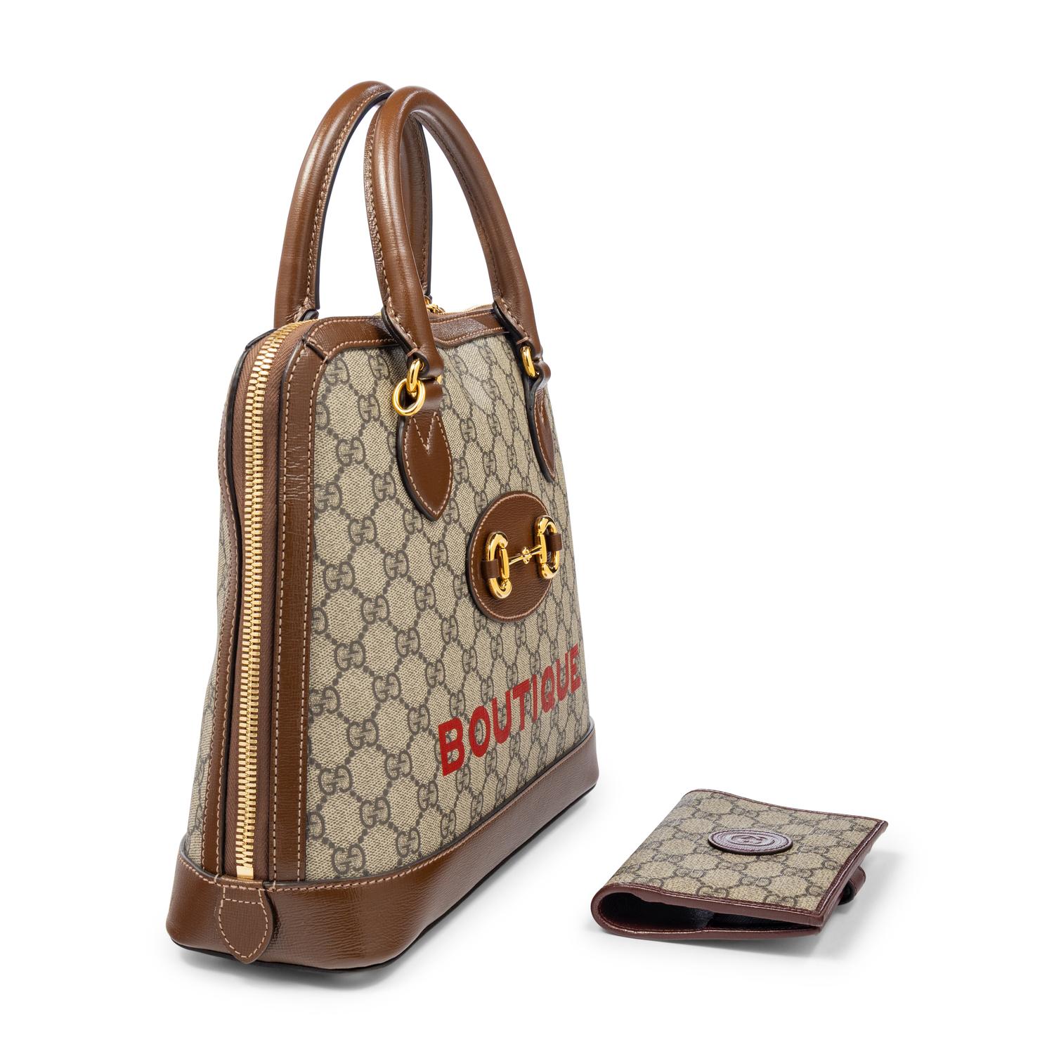 GUCCI, "BOUTIQUE" 1955 HORSEBIT BAG & PASSPORT HOLDER