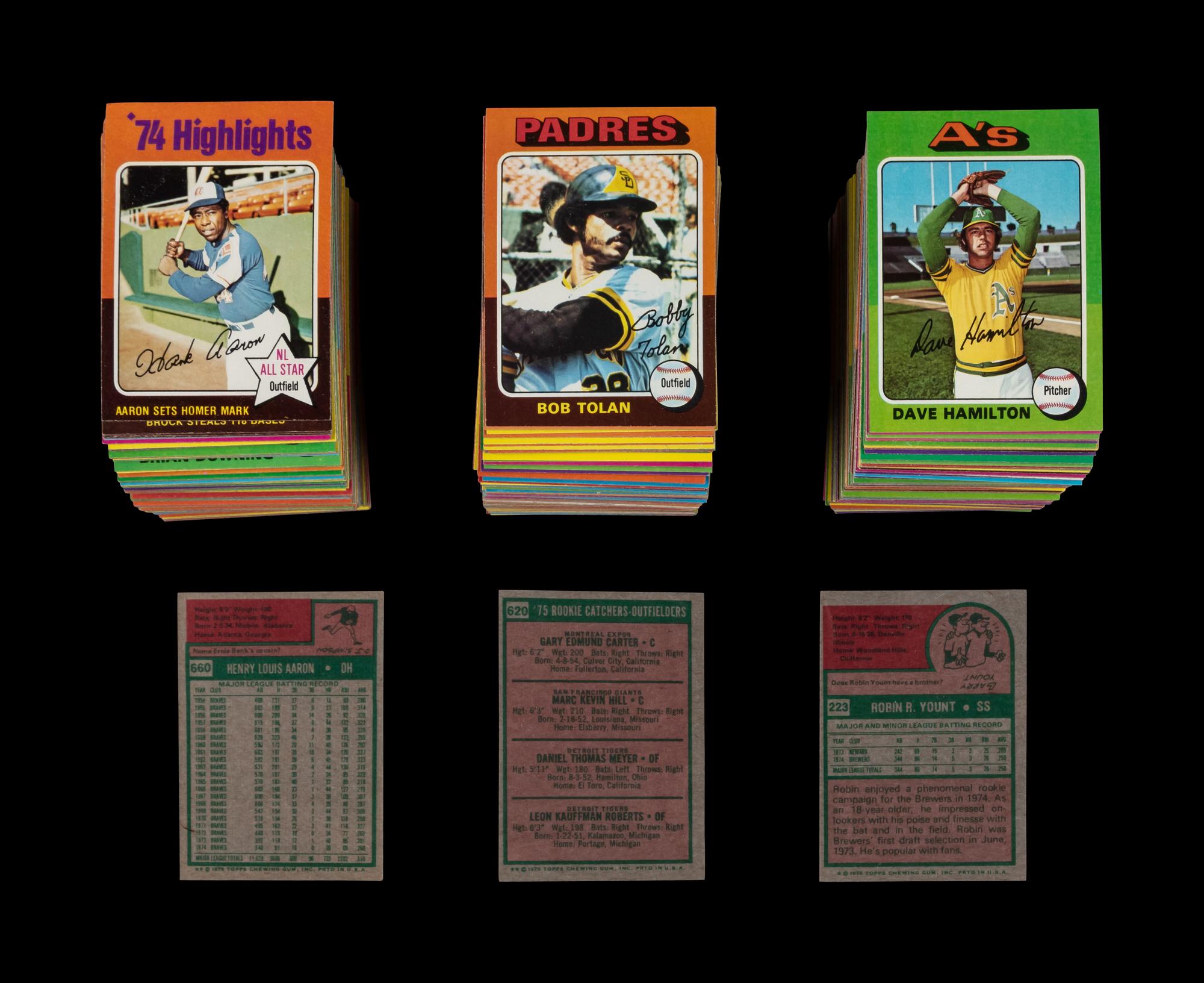 A Near Set of 1975 Topps Baseball Cards (659/660)