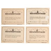 Autographed ephemera from directors, newsmen, Hollywood icons, and other ephemera including John Fitzgerald (1917-1963) Topps collector cards, 1964.