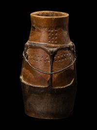 A Turkana Wood and Hide Eburi