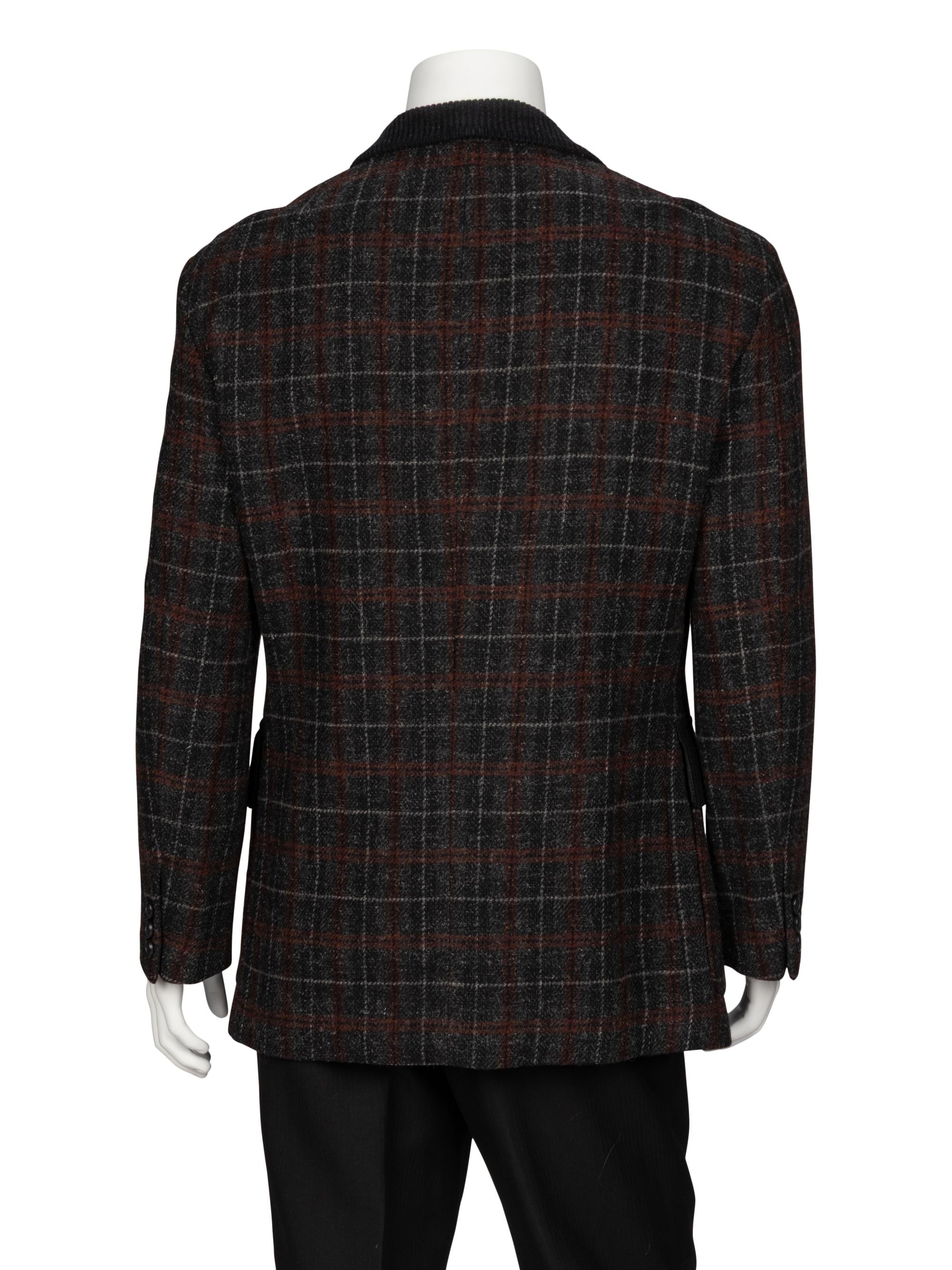 Dolce & Gabbana, Plaid Wool Jacket