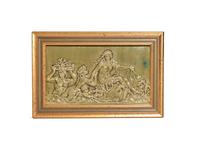 A Wedgwood Majolica 'Sea Nymph' Relief Plaque