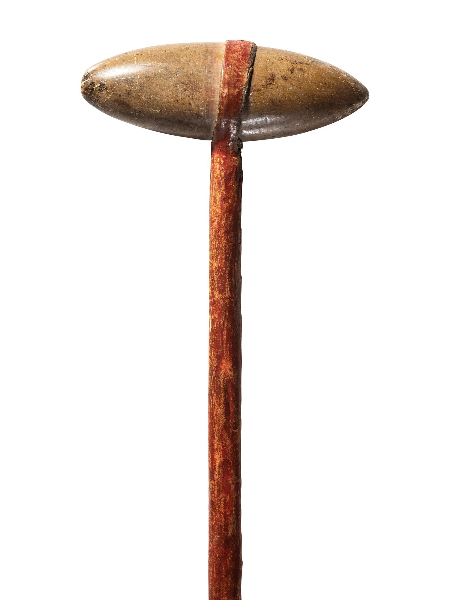 Plains Stone Club, with Red Handle