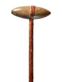 Plains Stone Club, with Red Handle