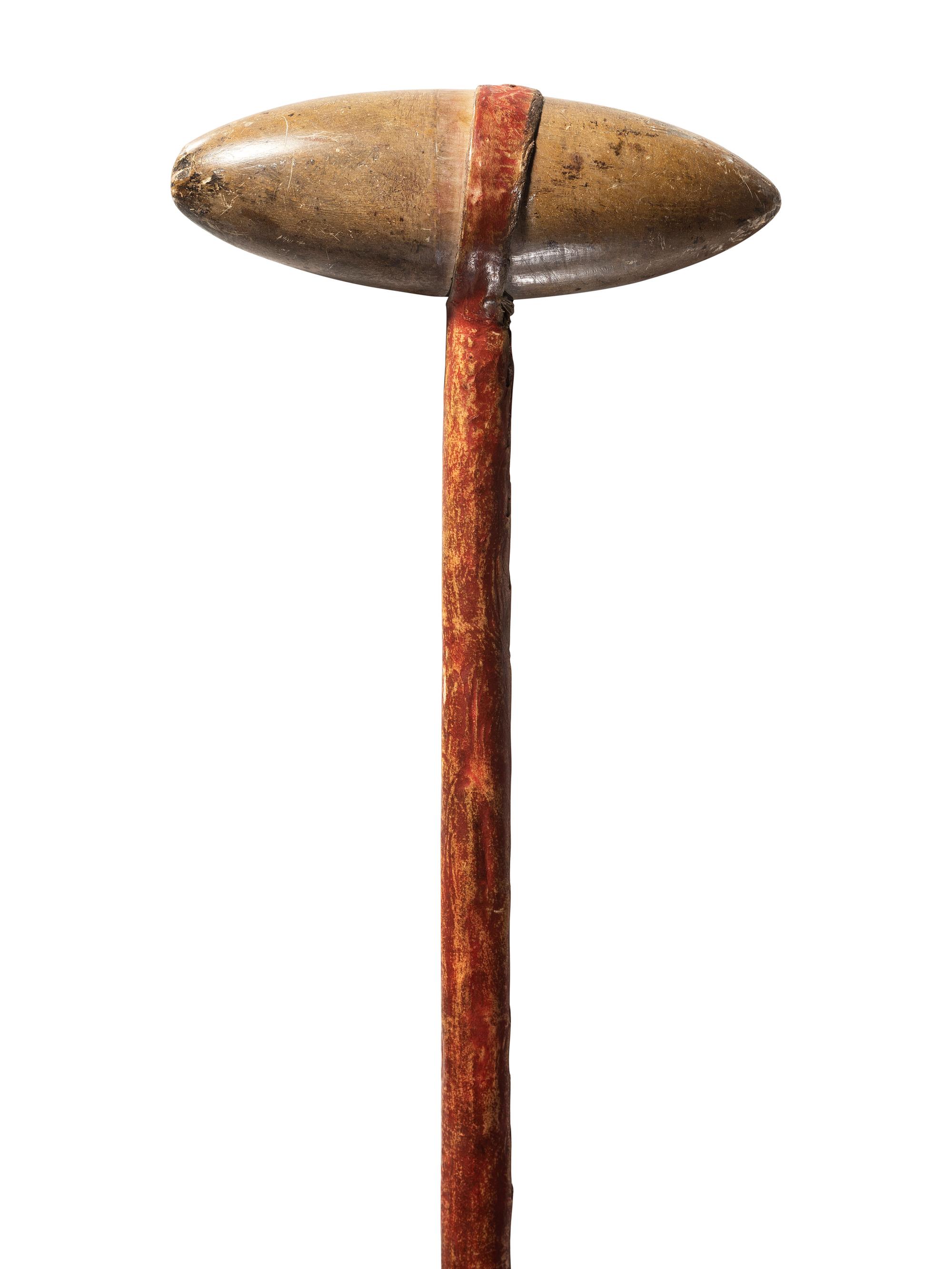 Plains Stone Club, with Red Handle