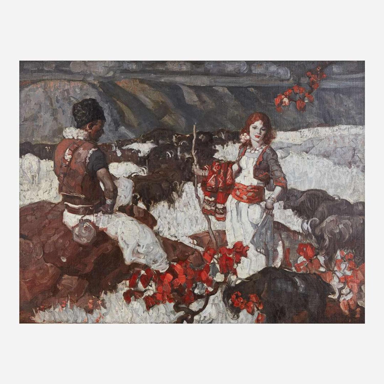 Daniel Content (American, 1902–1990) Herders